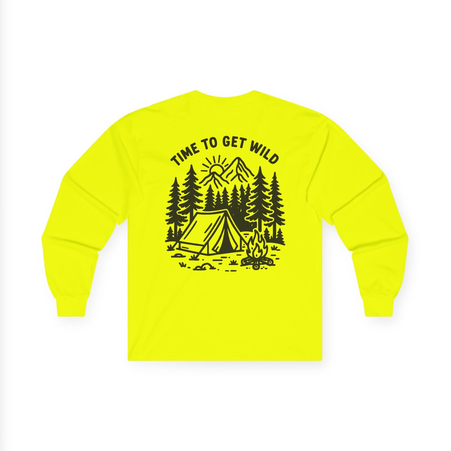 Long Sleeve Tee -  'Time to Get Wild'