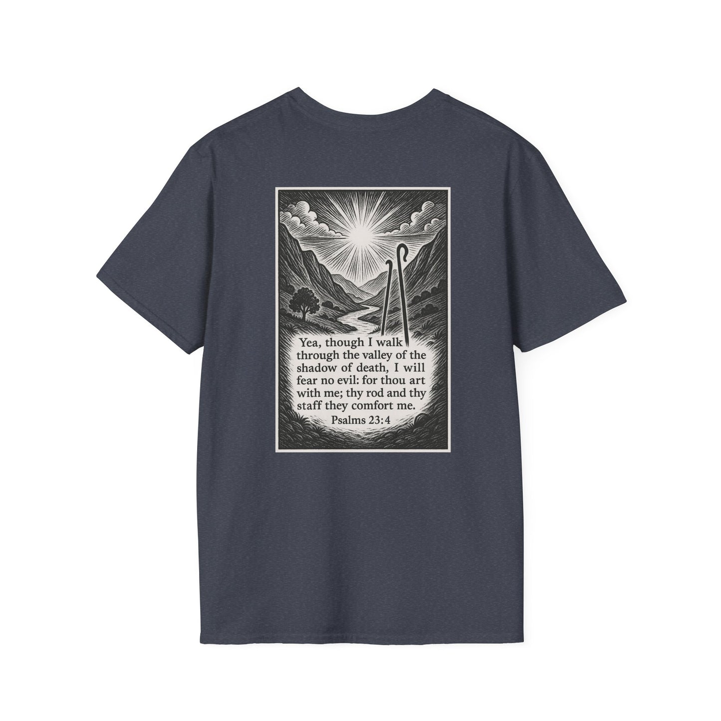 Psalms 23:4 - Unisex Softstyle T-Shirt