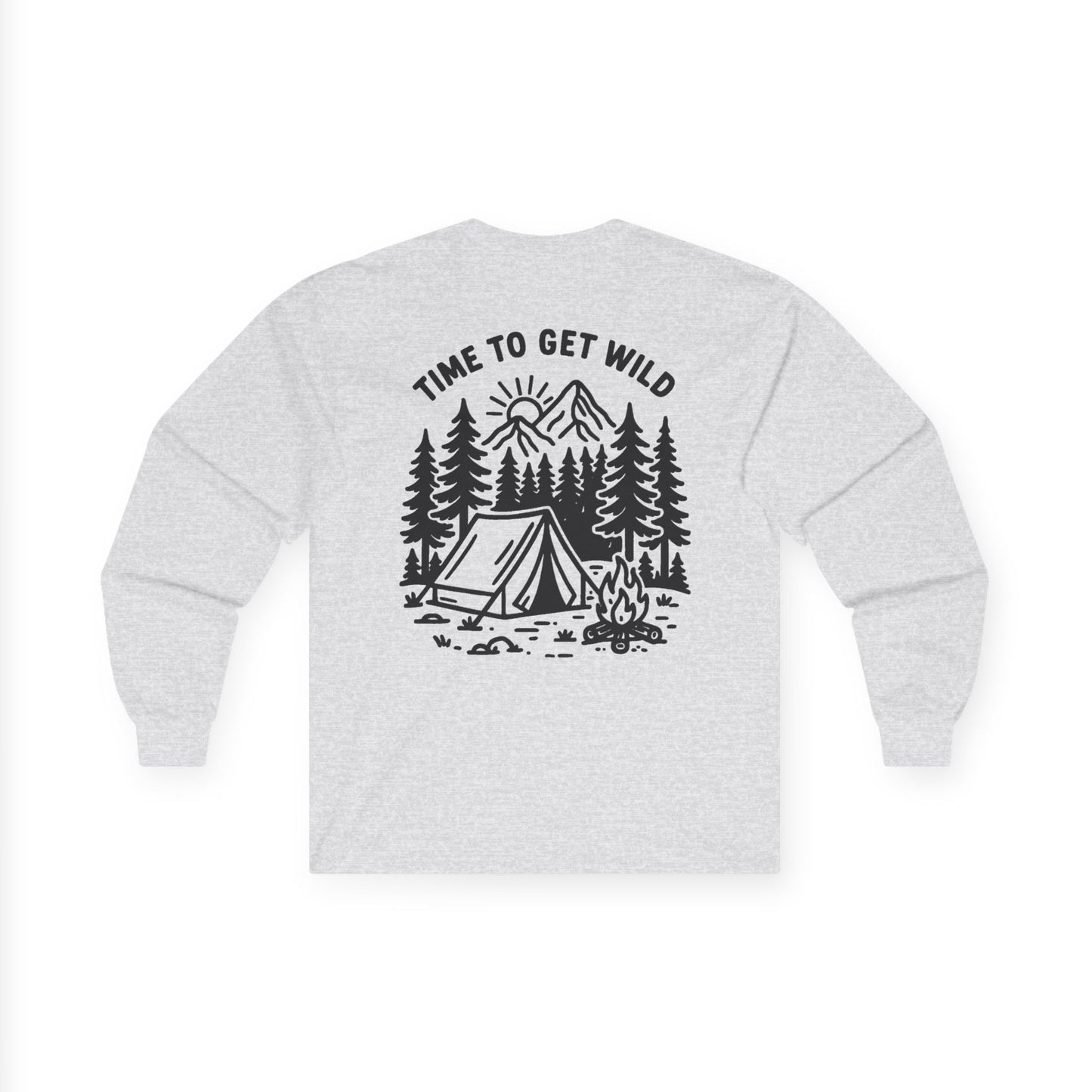 Long Sleeve Tee -  'Time to Get Wild'