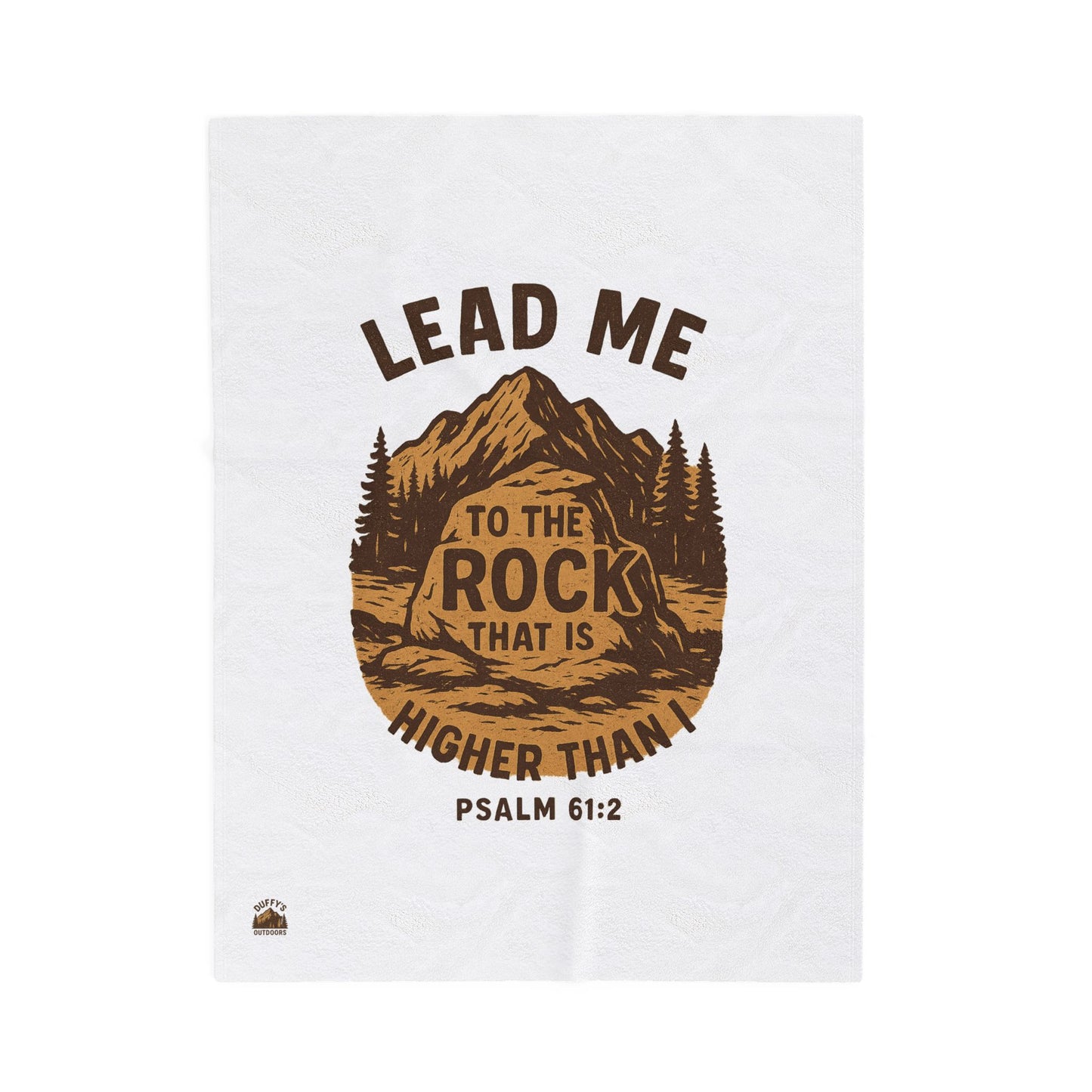 Lead me to the Rock - Blanket Throw