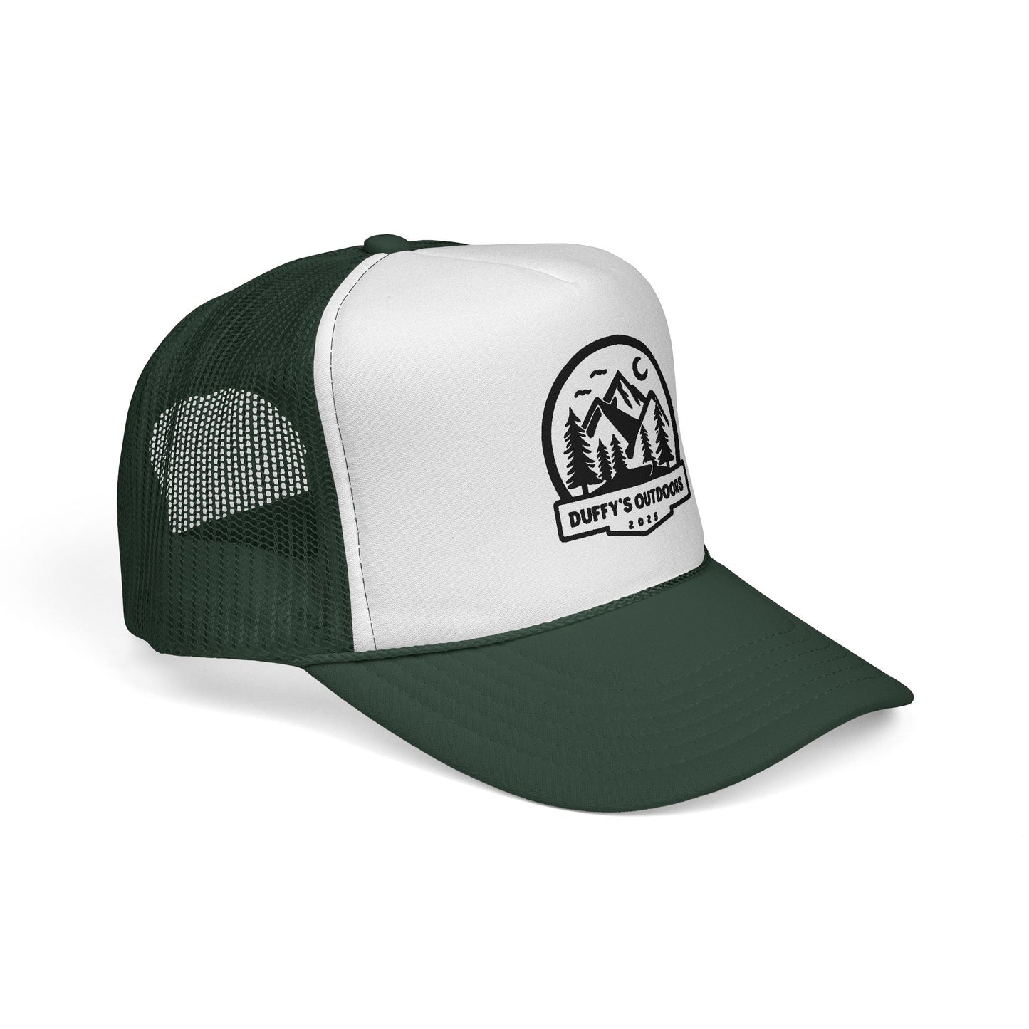 Outdoor Adventure Trucker Cap, Camping Hat, Hiking Gear, Nature Lover Gift, Duffy's Outdoors Cap, Summer Accessory