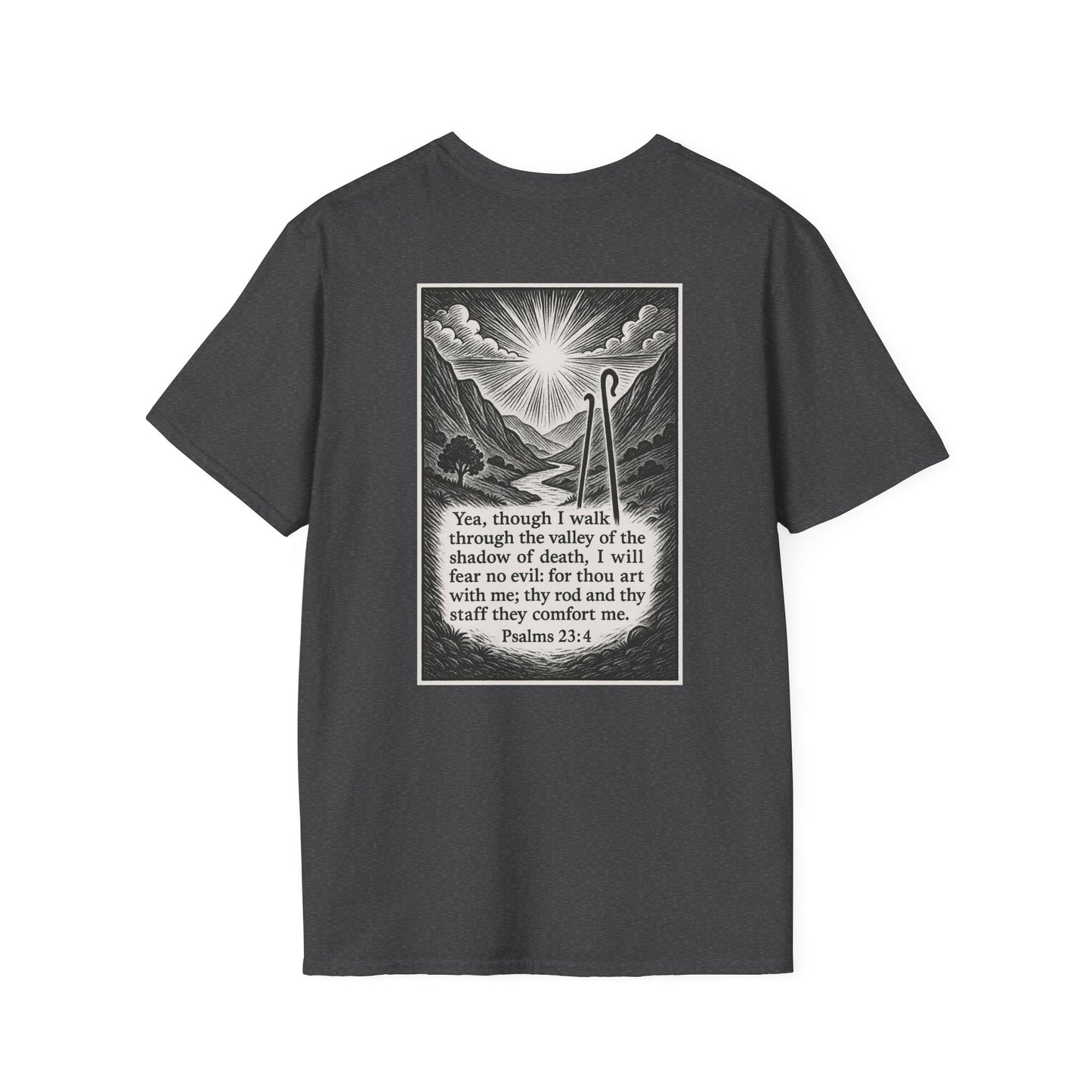 Psalms 23:4 - Unisex Softstyle T-Shirt