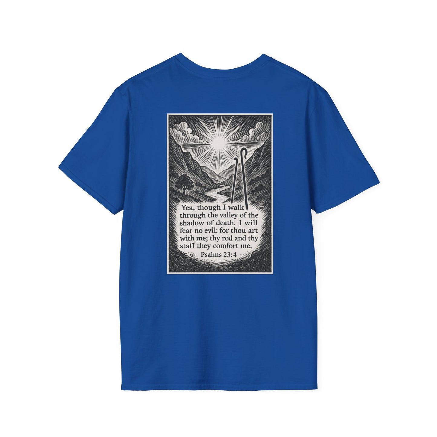 Psalms 23:4 - Unisex Softstyle T-Shirt