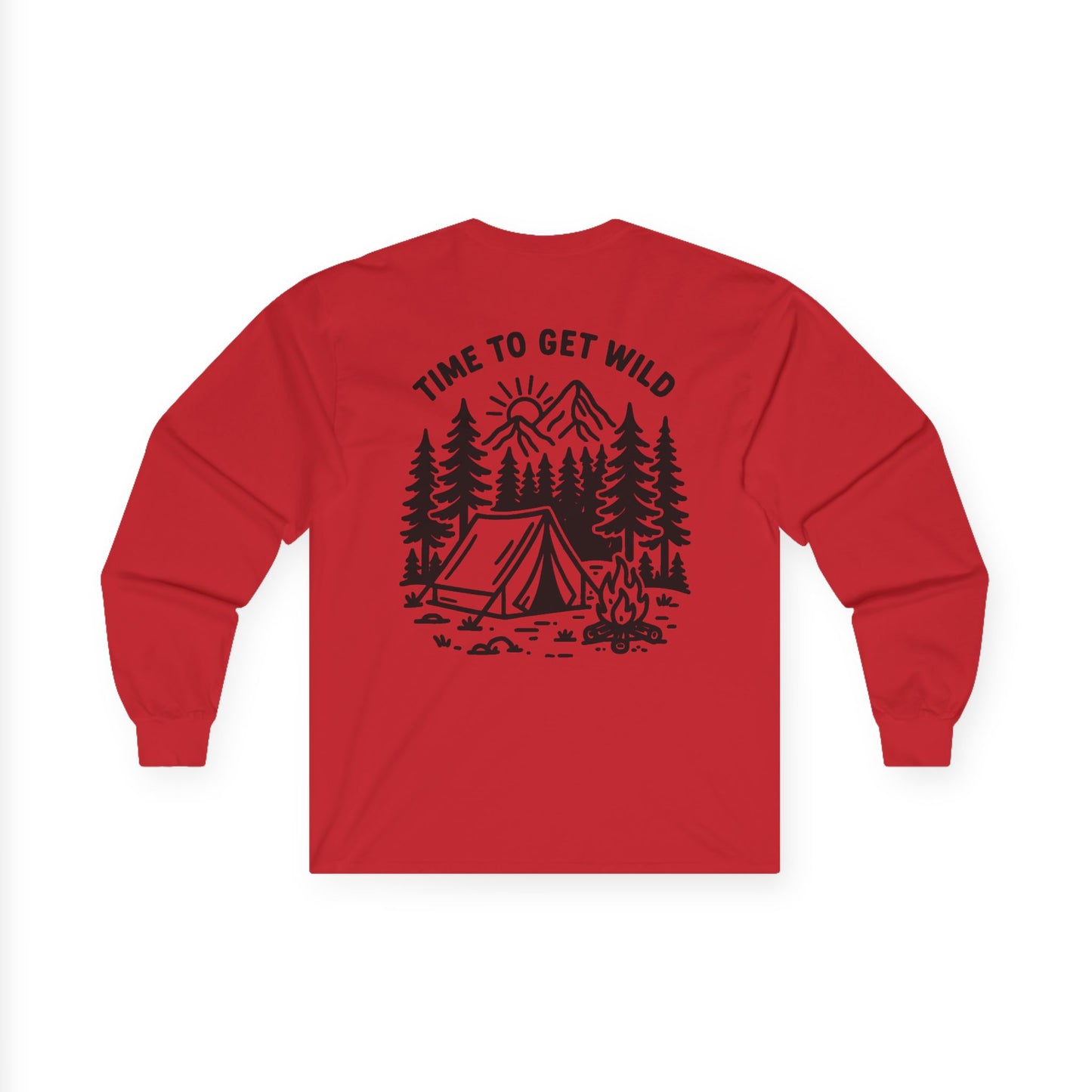 Long Sleeve Tee -  'Time to Get Wild'