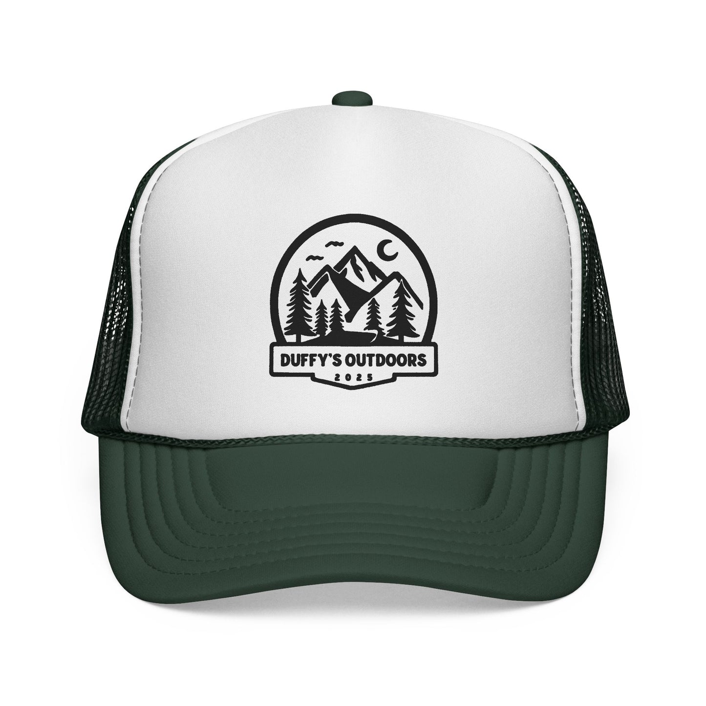 Outdoor Adventure Trucker Cap, Camping Hat, Hiking Gear, Nature Lover Gift, Duffy's Outdoors Cap, Summer Accessory