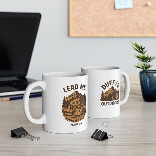 Ceramic Mug - Lead me to the Rock - Psalms 61:2