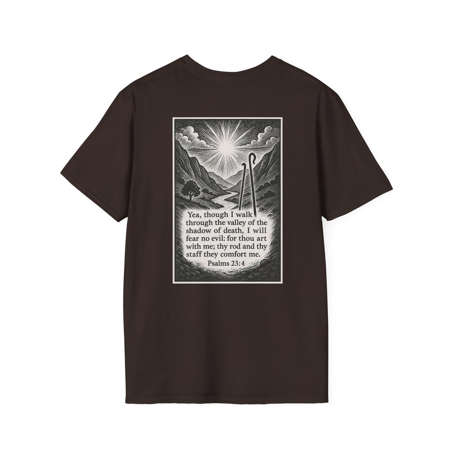 Psalms 23:4 - Unisex Softstyle T-Shirt