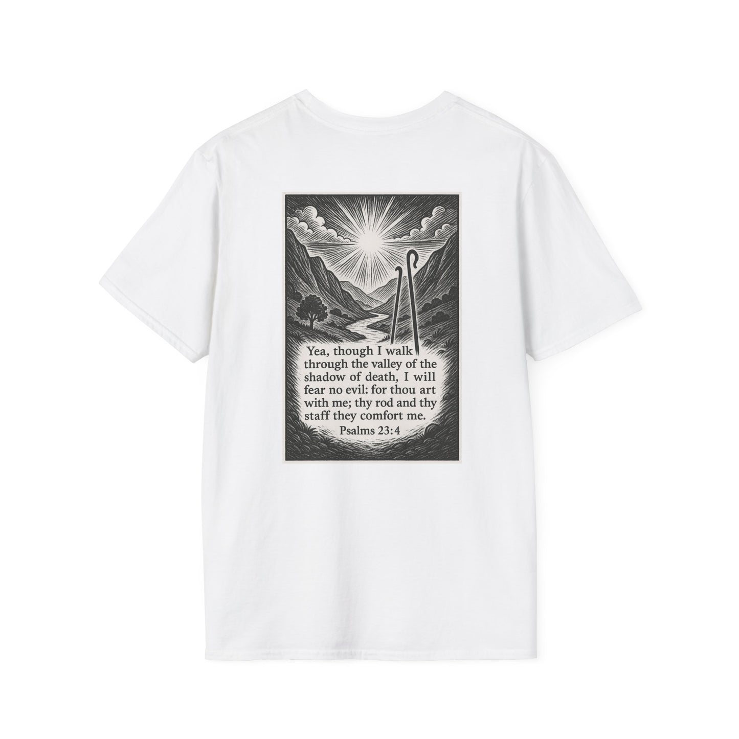 Psalms 23:4 - Unisex Softstyle T-Shirt