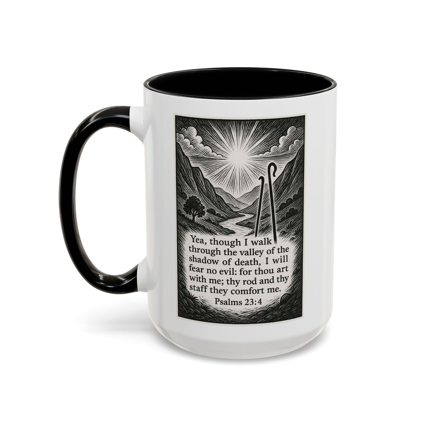 Psalms 23:4 Coffe Mug