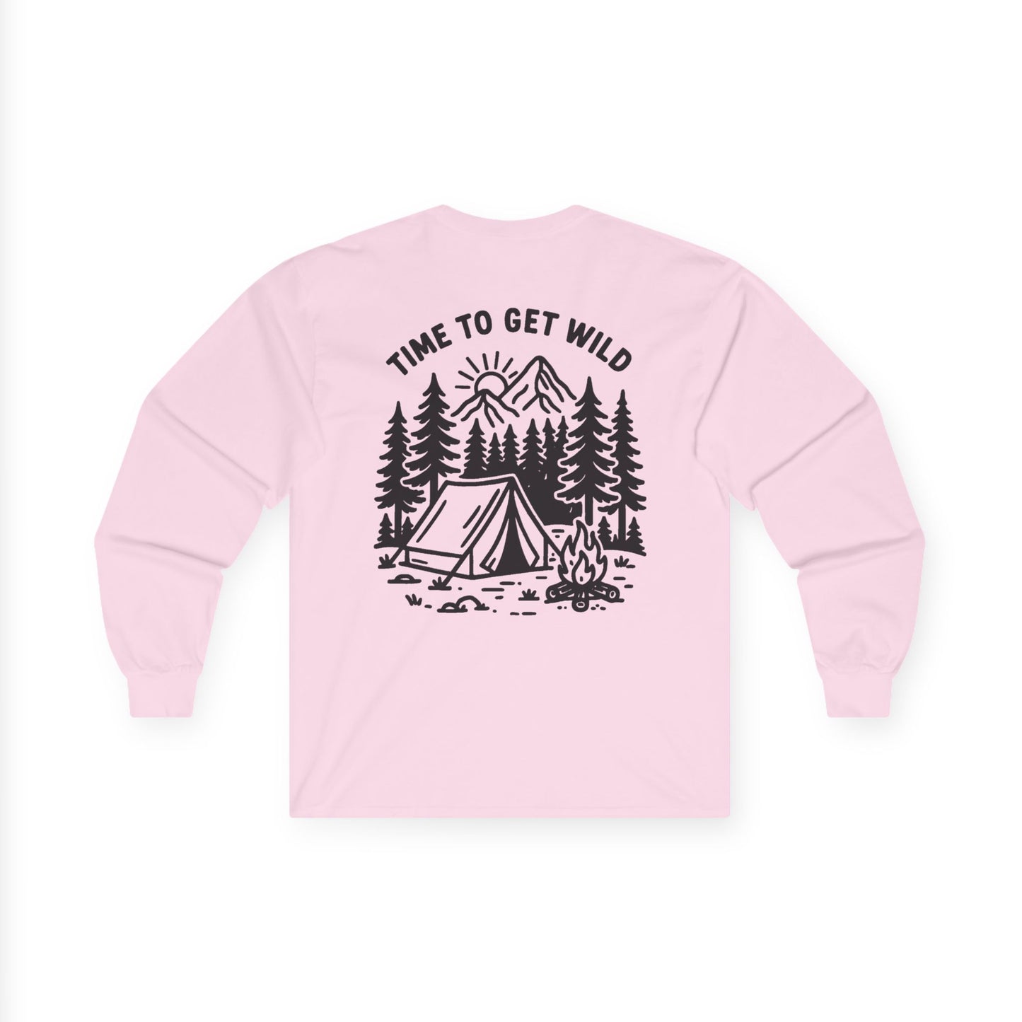 Long Sleeve Tee -  'Time to Get Wild'