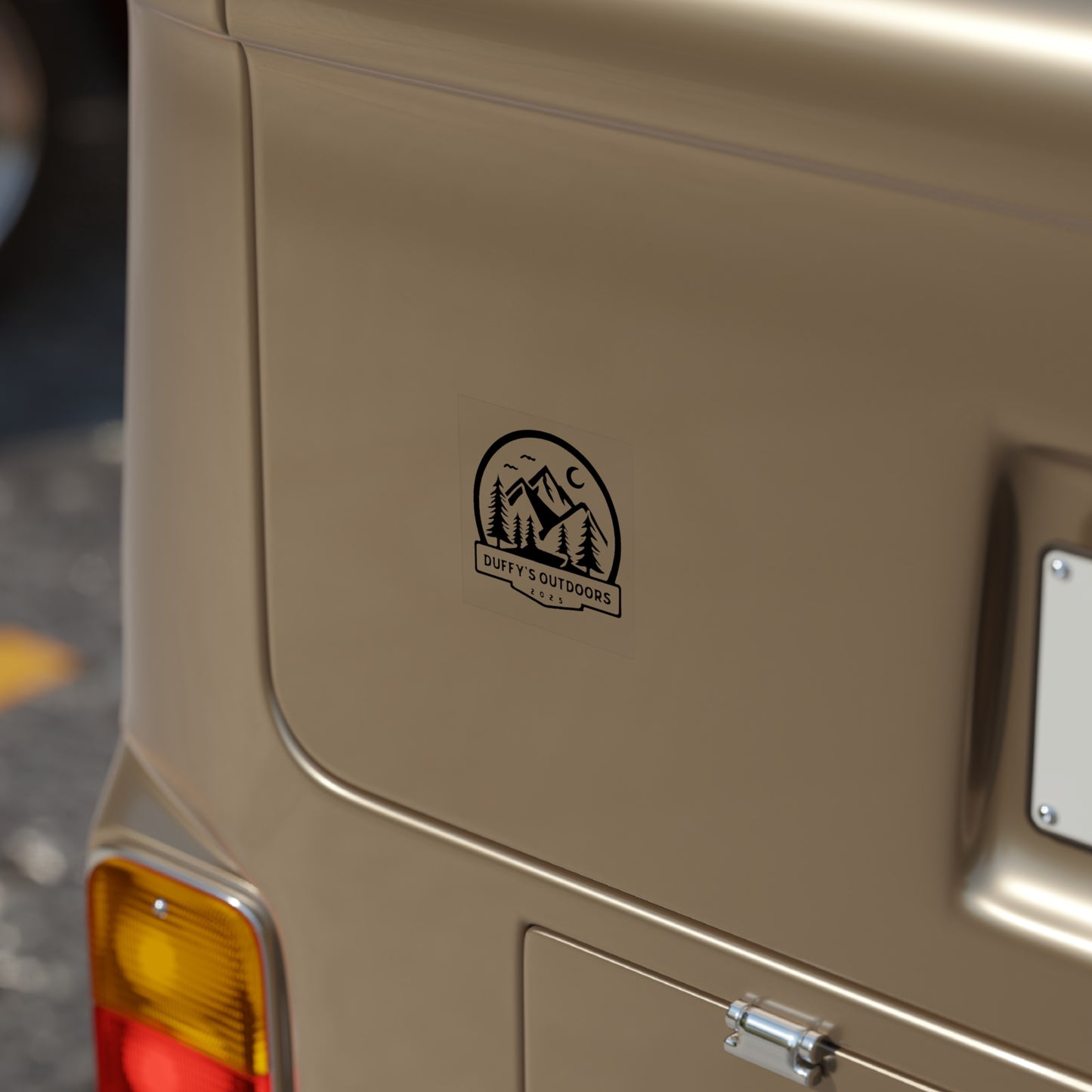 -Duffy’s Outdoors Transparent Outdoor Sticker