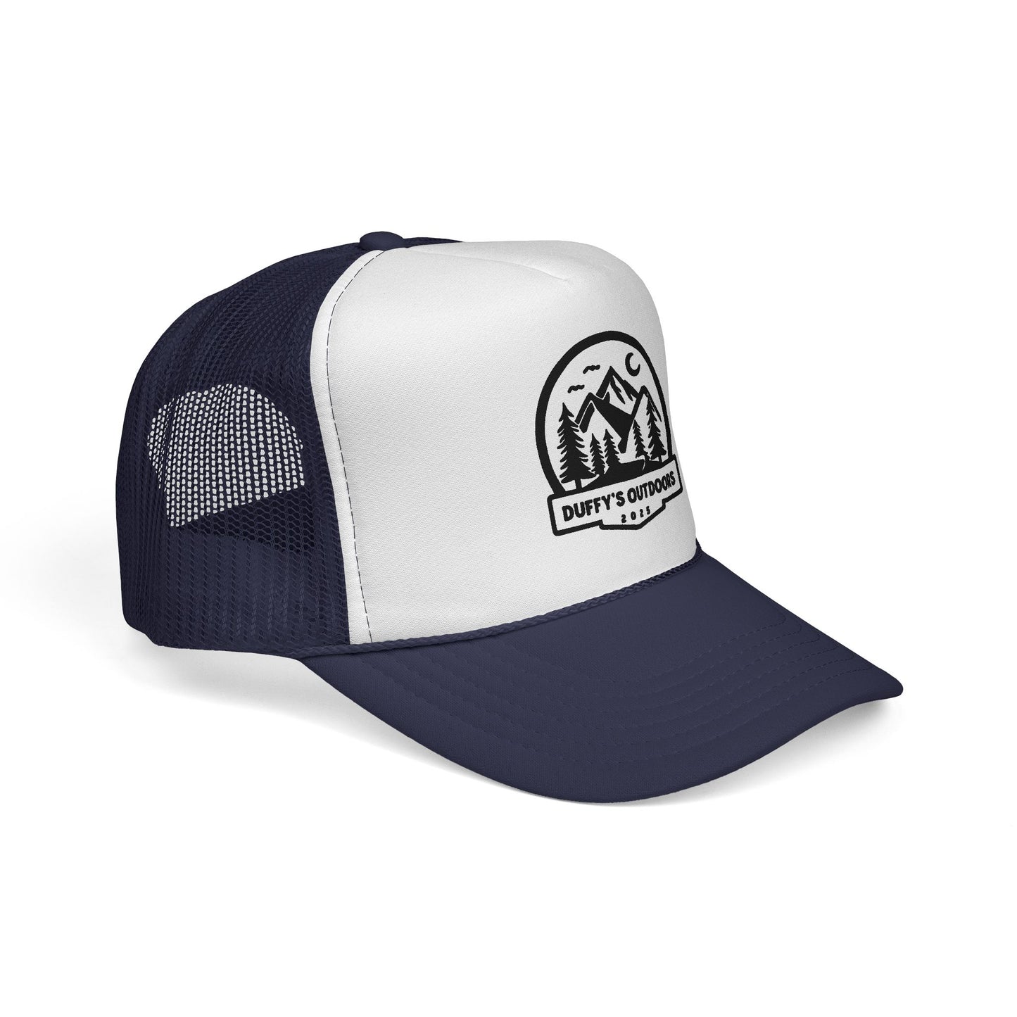 Outdoor Adventure Trucker Cap, Camping Hat, Hiking Gear, Nature Lover Gift, Duffy's Outdoors Cap, Summer Accessory
