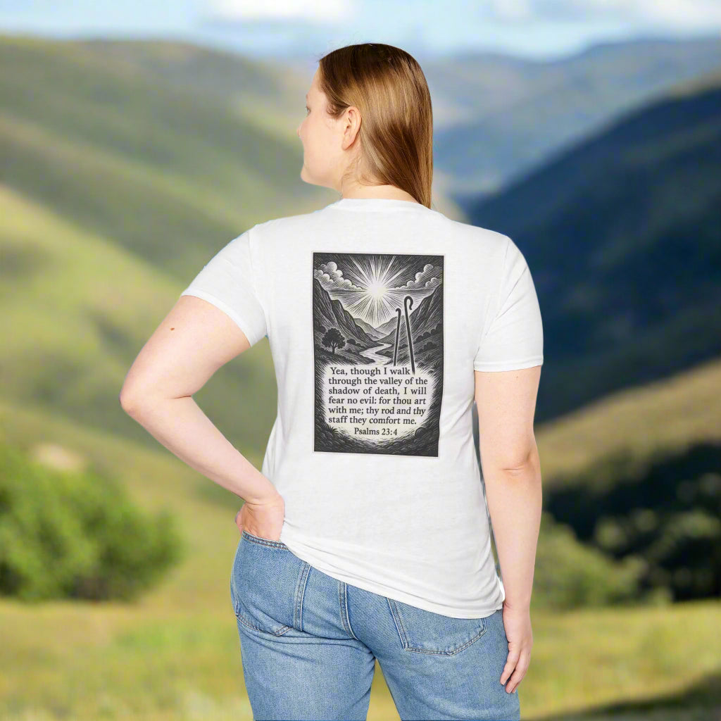 Psalms 23:4 - Unisex Softstyle T-Shirt