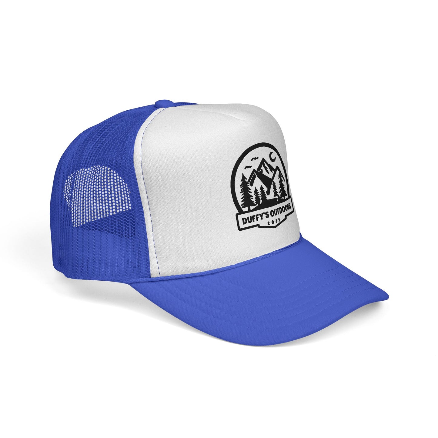 Outdoor Adventure Trucker Cap, Camping Hat, Hiking Gear, Nature Lover Gift, Duffy's Outdoors Cap, Summer Accessory