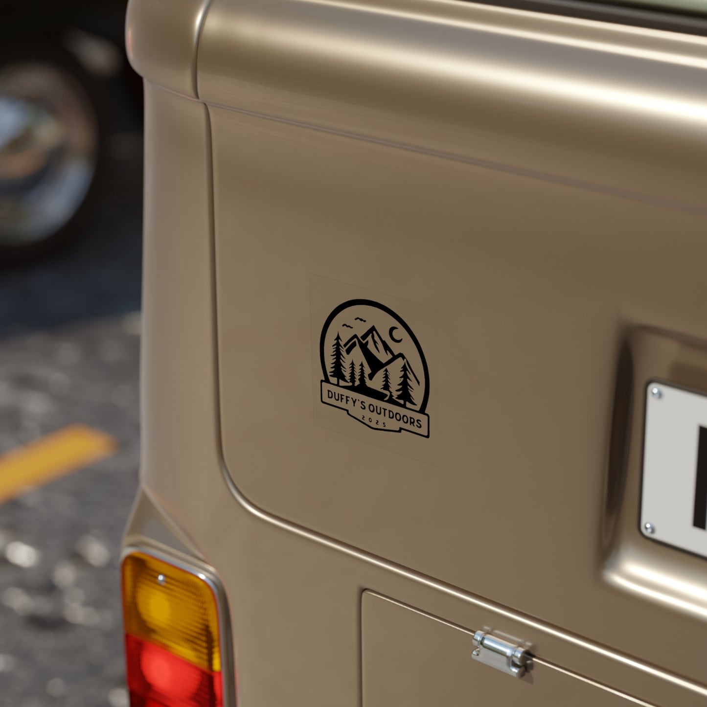 -Duffy’s Outdoors Transparent Outdoor Sticker
