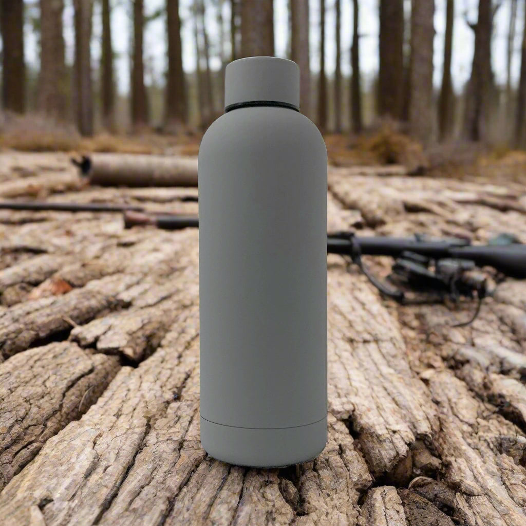 17oz Rubber Vacuum Insulated Stainless Steel Water Bottle