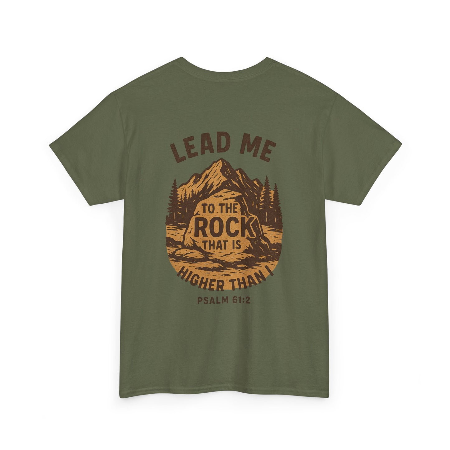 Lead Me To The Rock Shirt - Psalms 61:2