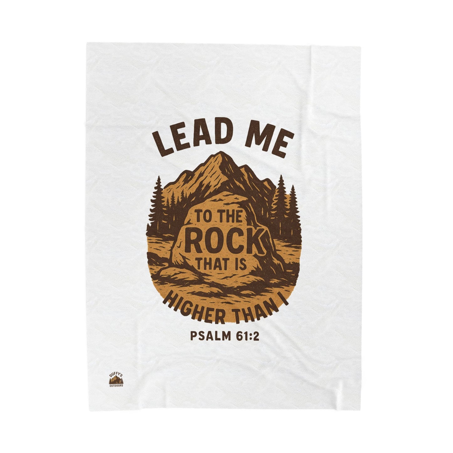Lead me to the Rock - Blanket Throw
