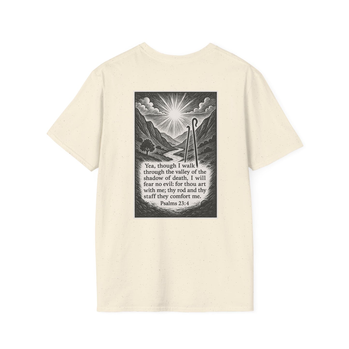 Psalms 23:4 - Unisex Softstyle T-Shirt