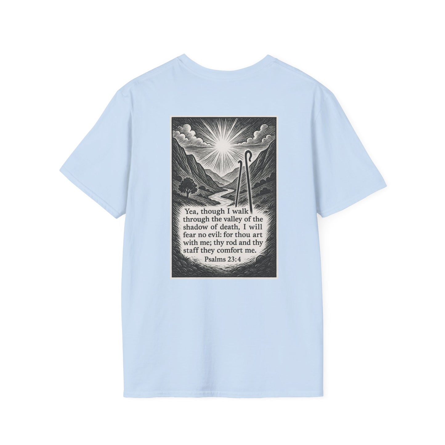 Psalms 23:4 - Unisex Softstyle T-Shirt