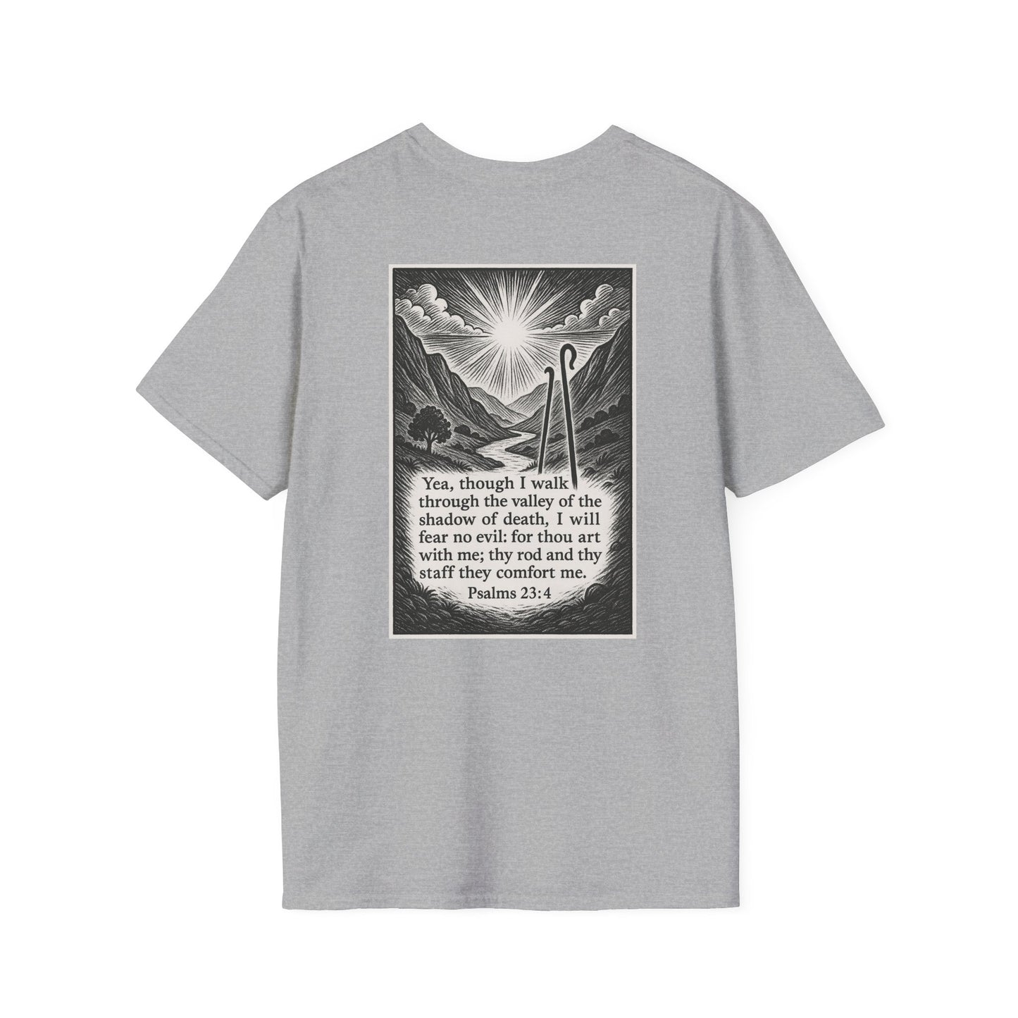 Psalms 23:4 - Unisex Softstyle T-Shirt