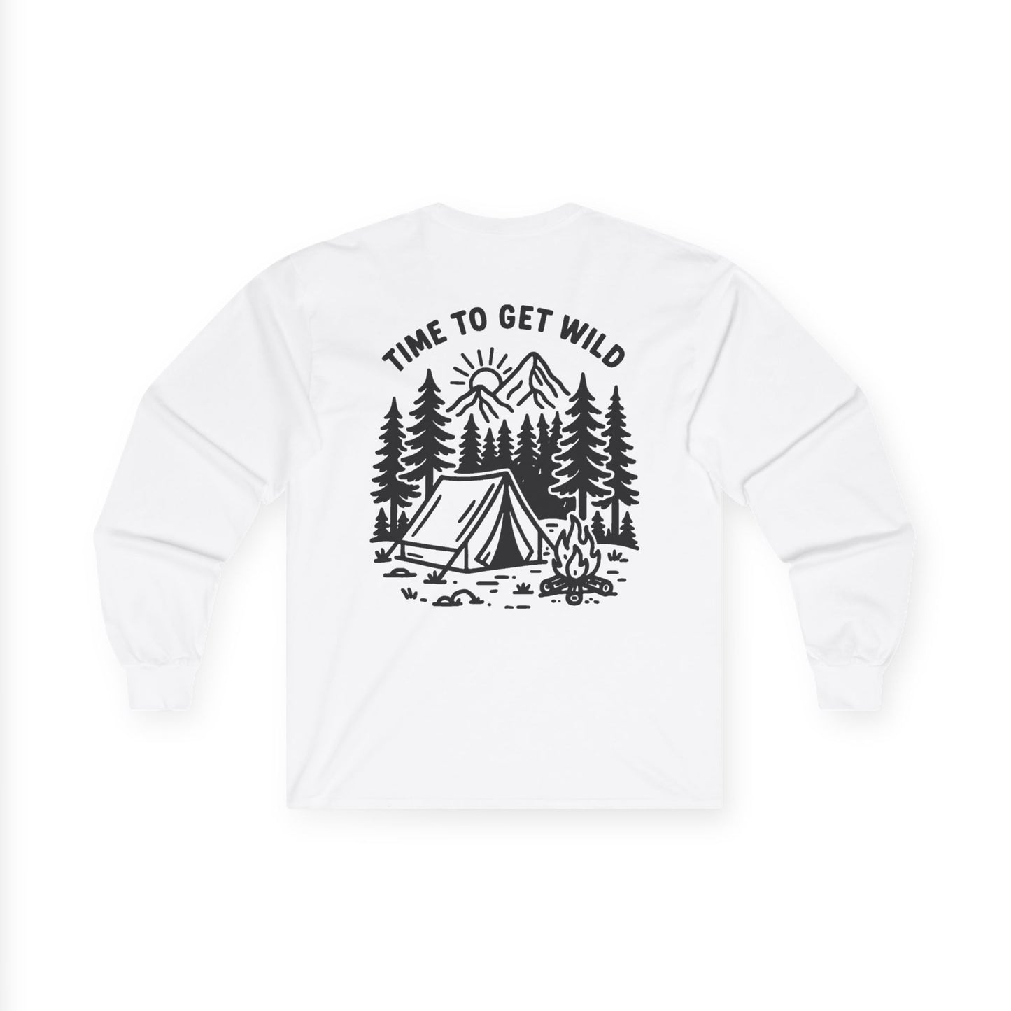 Long Sleeve Tee -  'Time to Get Wild'