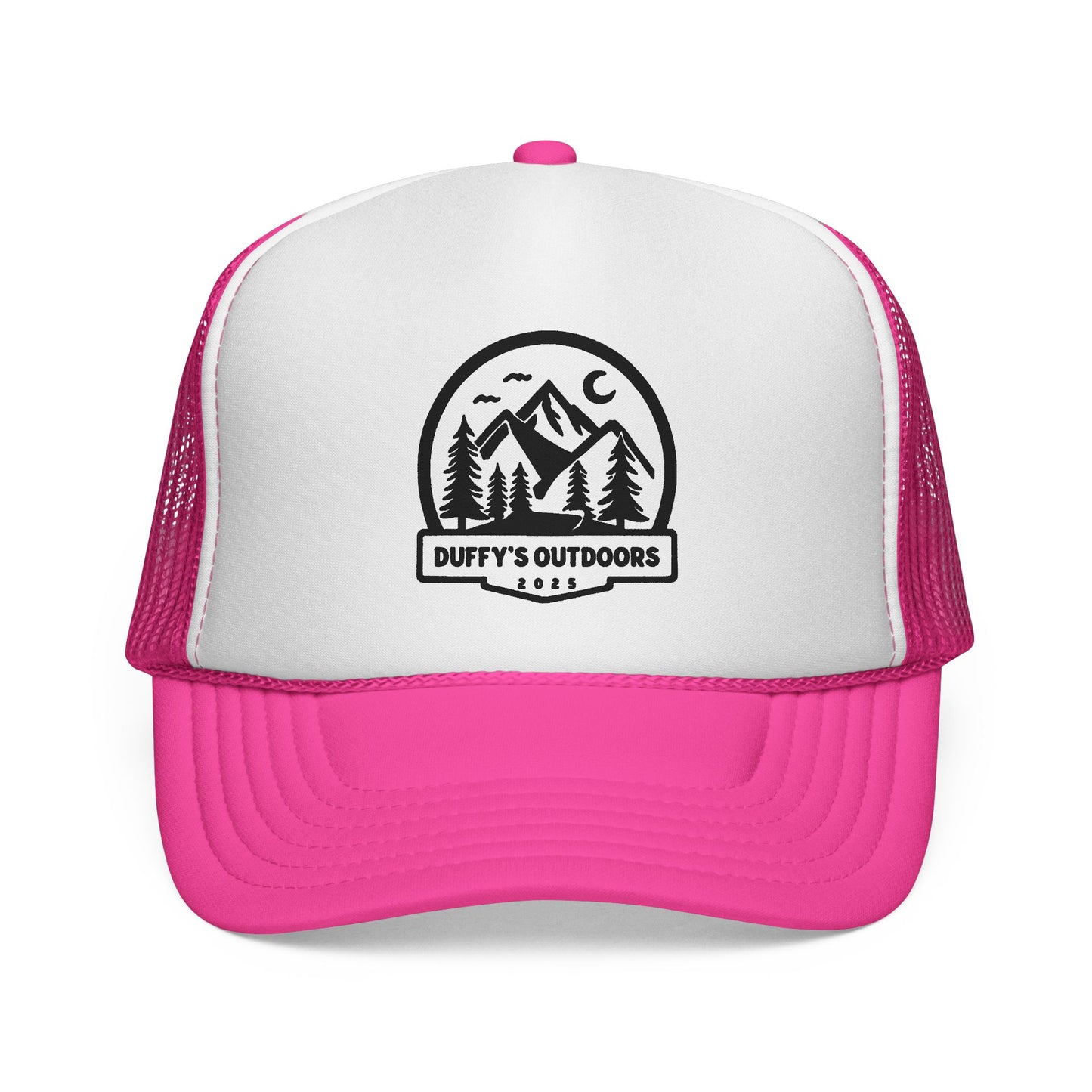 Outdoor Adventure Trucker Cap, Camping Hat, Hiking Gear, Nature Lover Gift, Duffy's Outdoors Cap, Summer Accessory