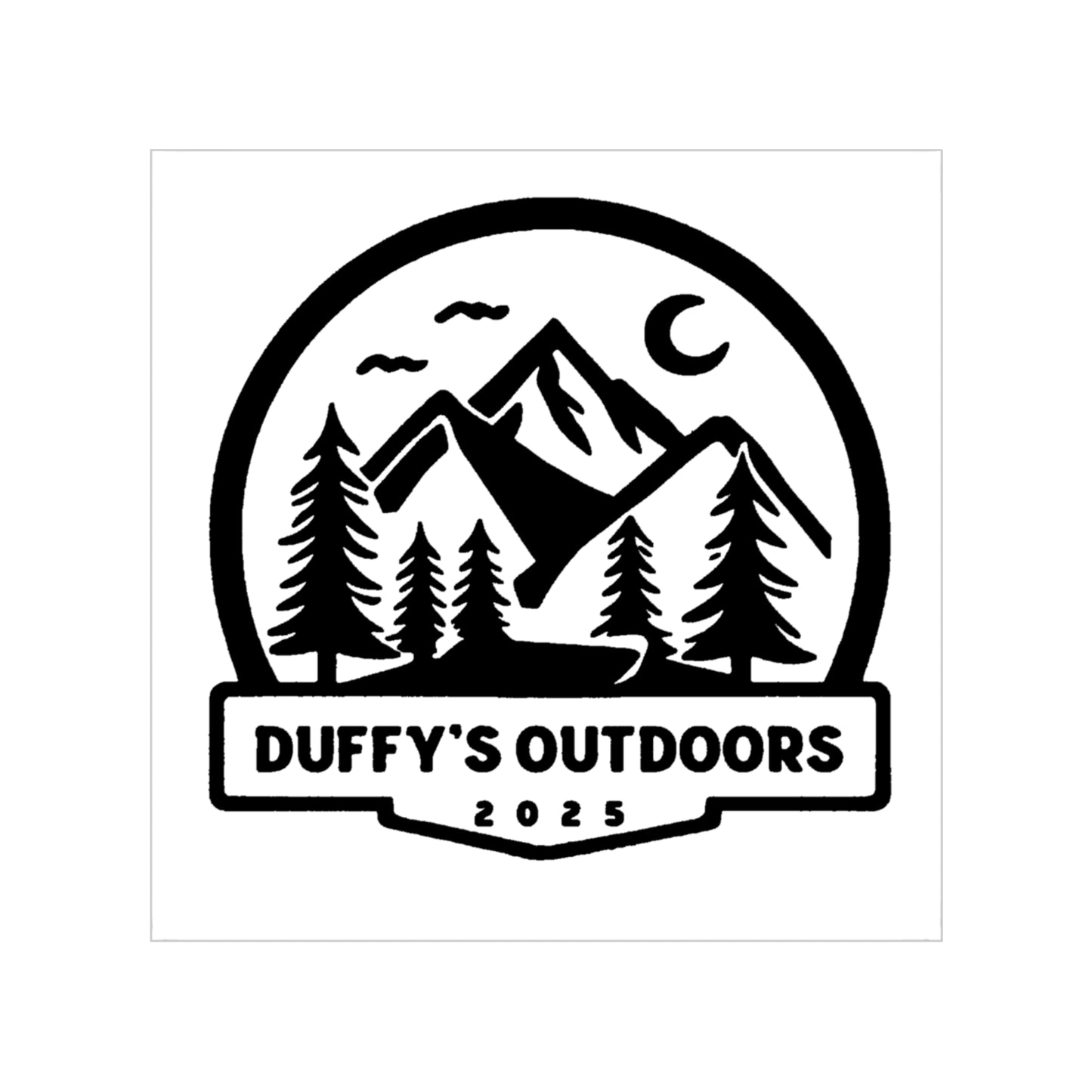 -Duffy’s Outdoors Transparent Outdoor Sticker