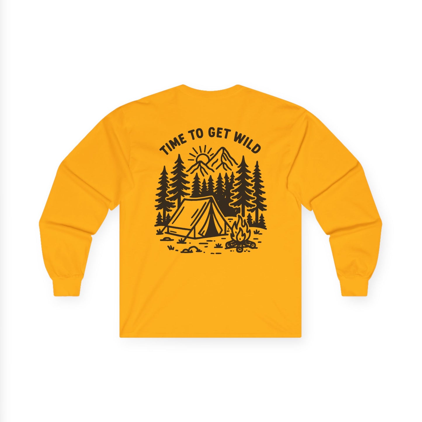 Long Sleeve Tee -  'Time to Get Wild'
