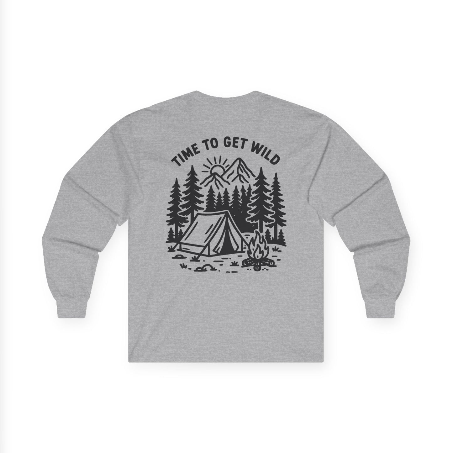 Long Sleeve Tee -  'Time to Get Wild'