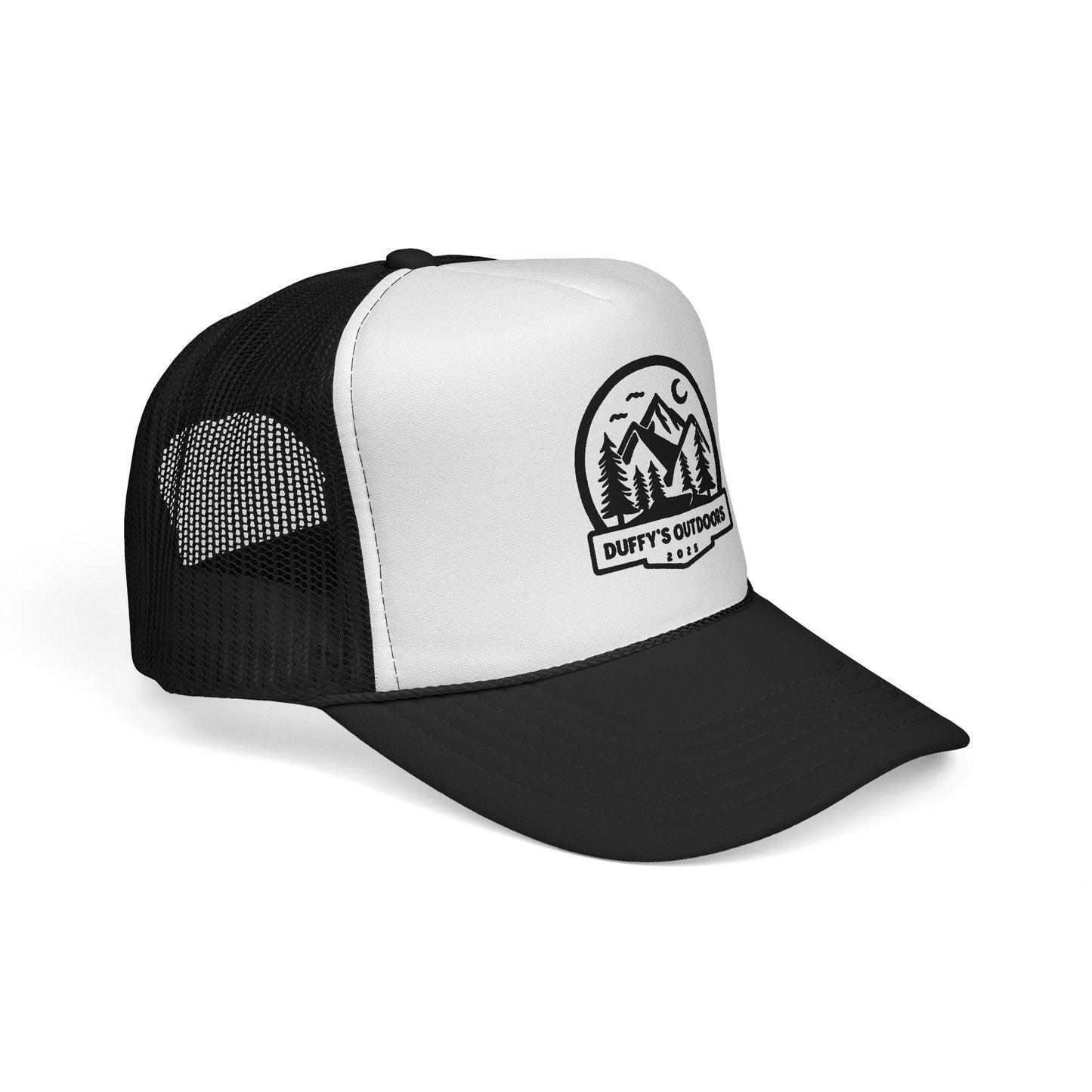 Outdoor Adventure Trucker Cap, Camping Hat, Hiking Gear, Nature Lover Gift, Duffy's Outdoors Cap, Summer Accessory