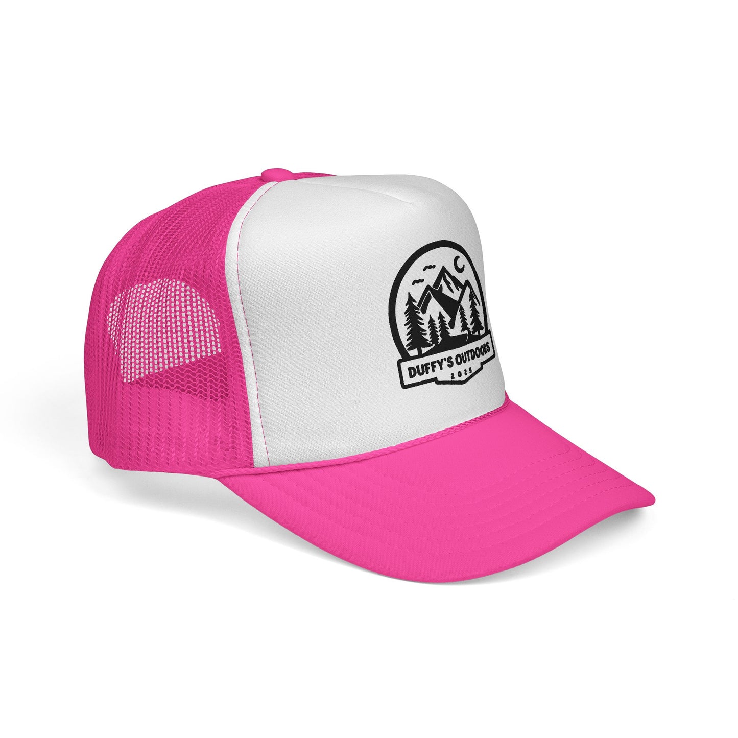 Outdoor Adventure Trucker Cap, Camping Hat, Hiking Gear, Nature Lover Gift, Duffy's Outdoors Cap, Summer Accessory
