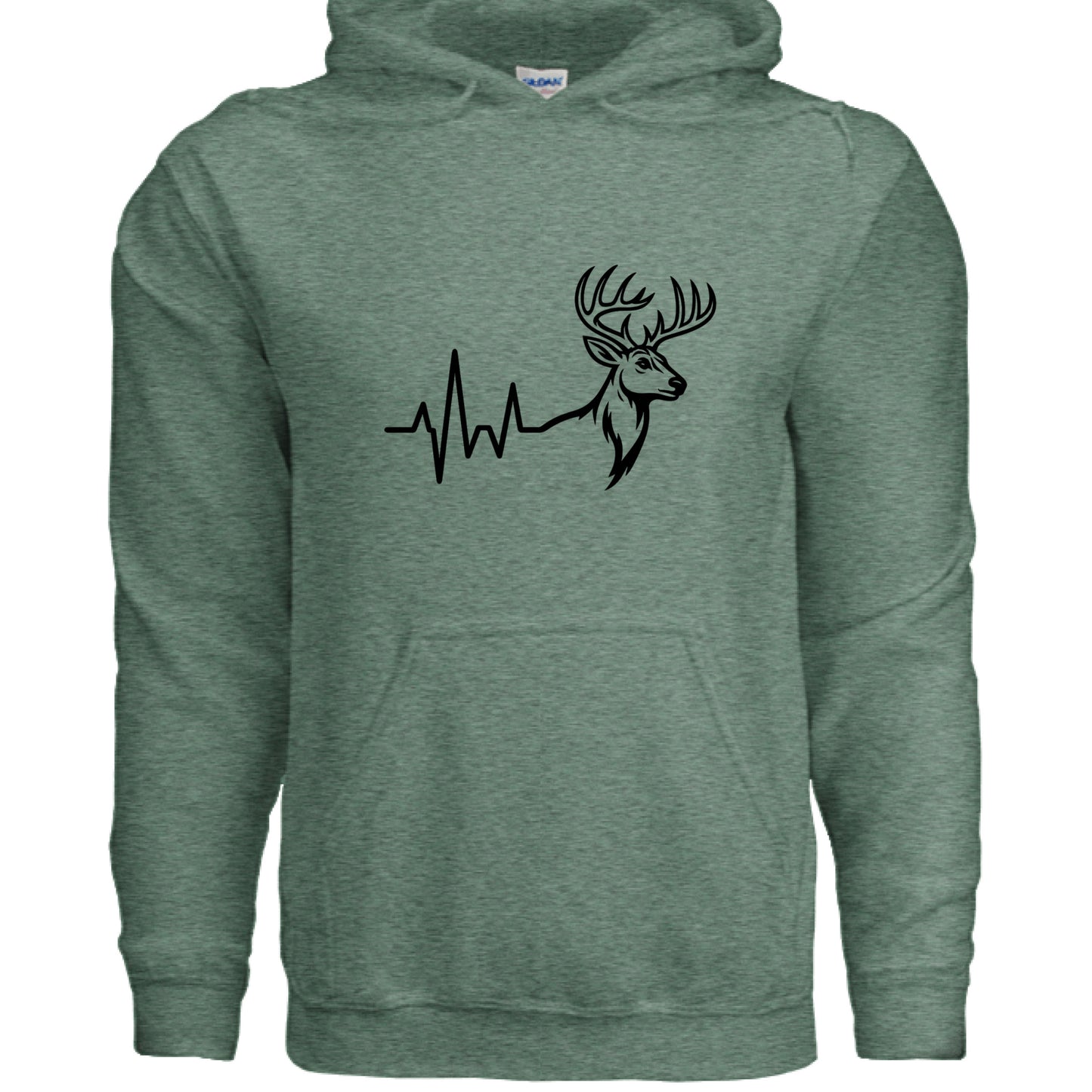 Heather Sport Dark Green - FRONT
