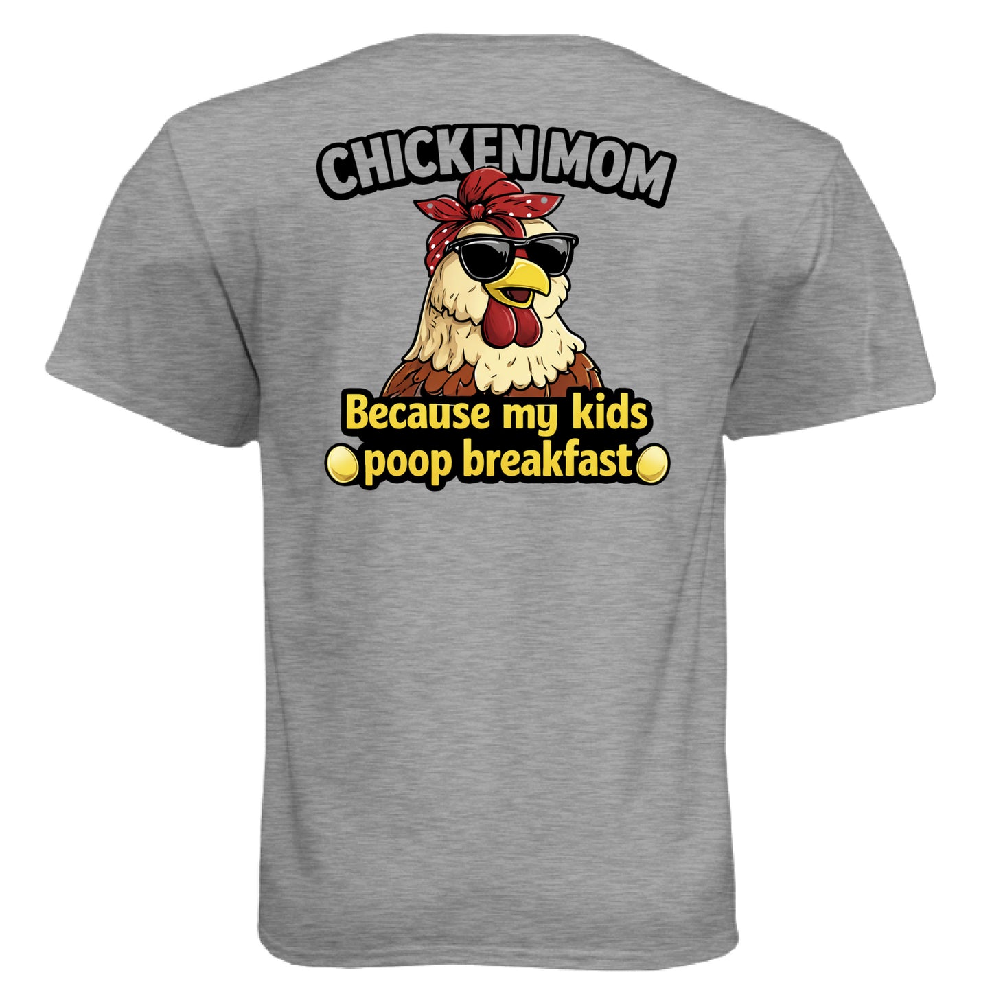 Dark Heather Grey (60/40) - BACK