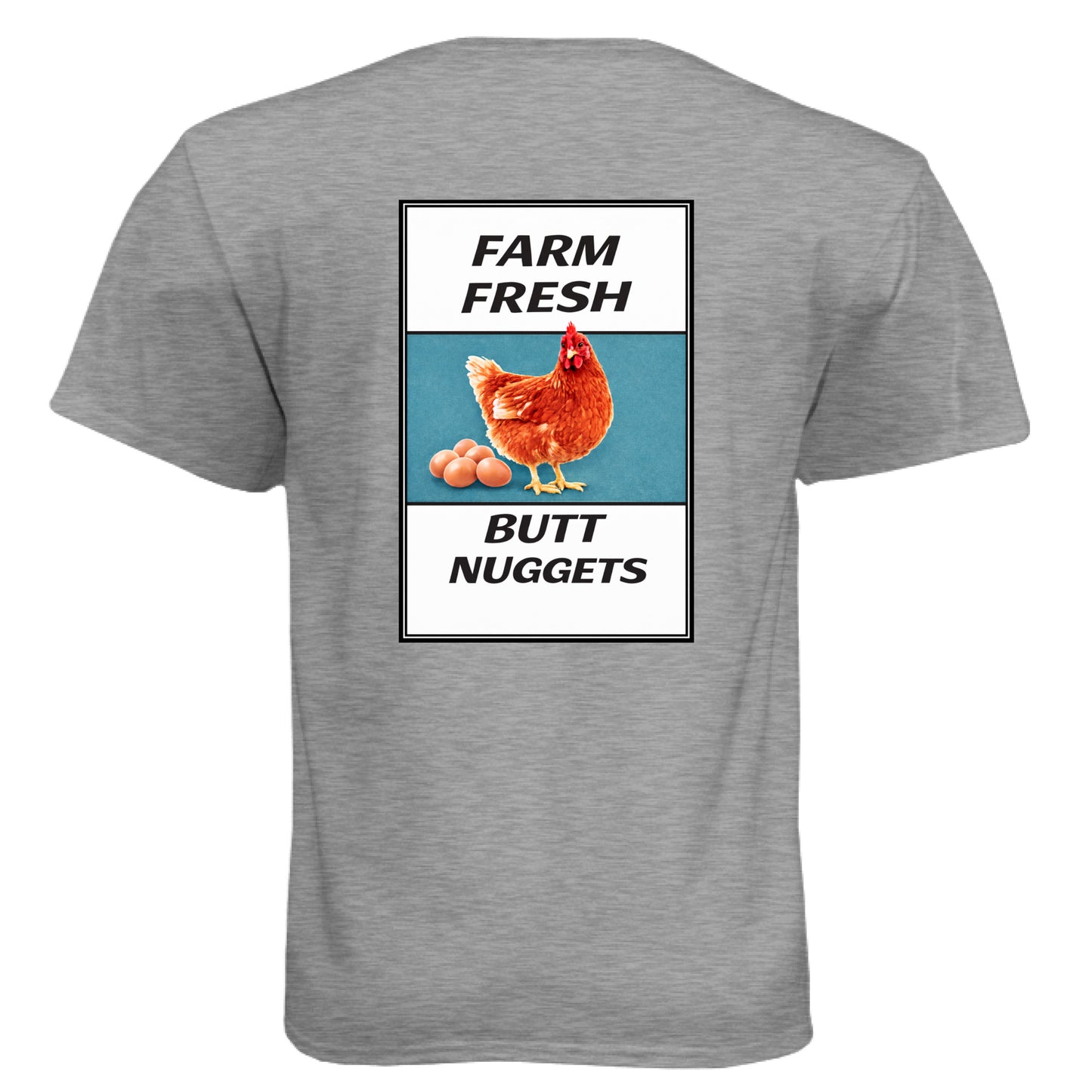Dark Heather Grey (60/40) - BACK