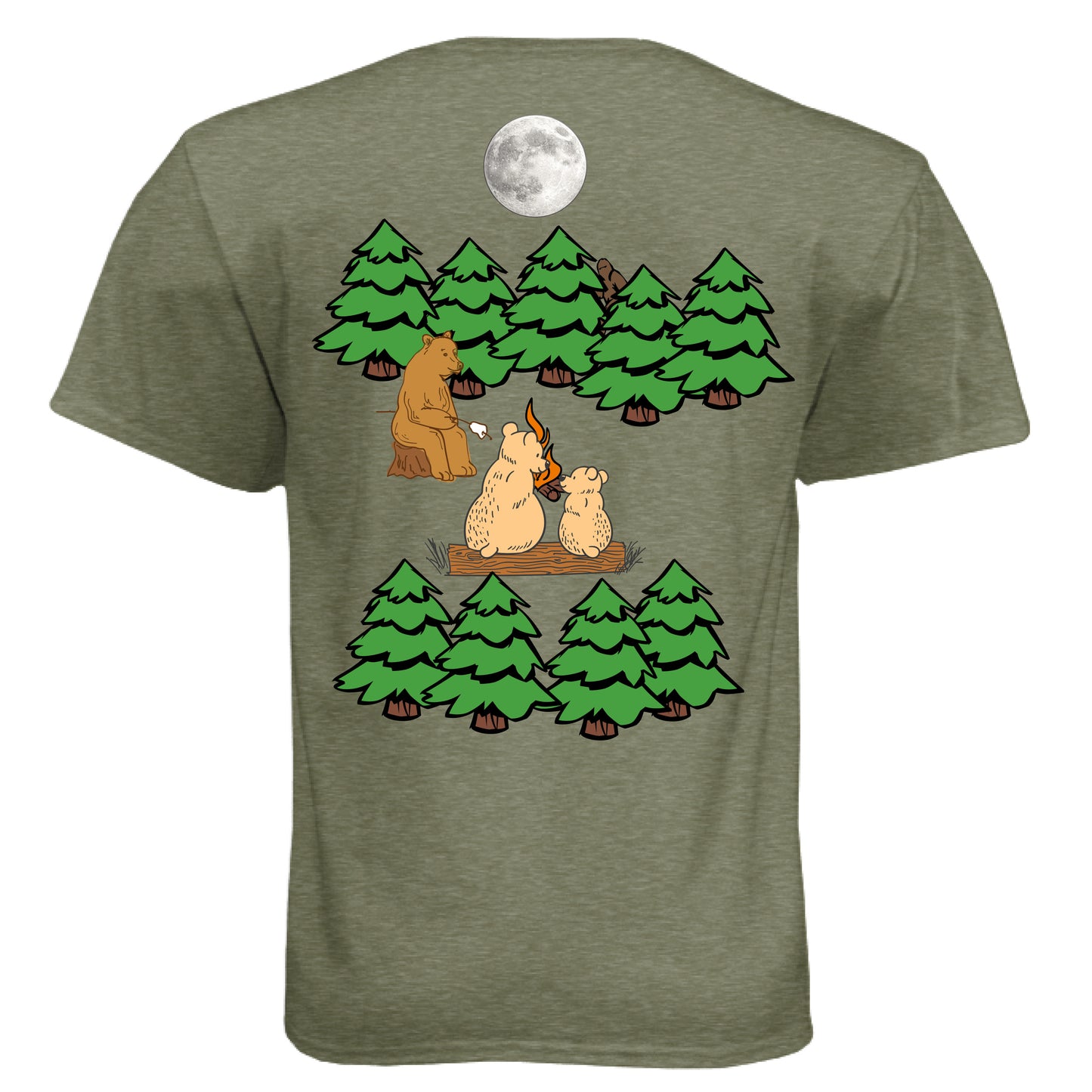 MILITARY GREEN - BACK